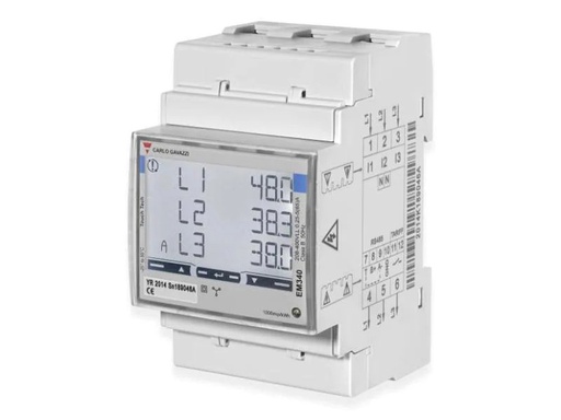 [90004999 915739] Carlo Gavazzi Dreiphasen-Energiezähler EM340 Direktanschluss MID (Schweiz)