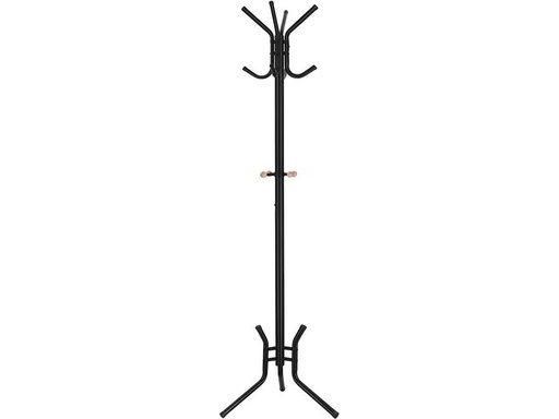 [90303190 1568992] Songmics Garderobenständer 8 Haken, Schwarz