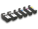 Peach Tintenset Epson T3357 C, M, Y, 3x BK