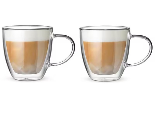[90303274 1538854] Bialetti Cappuccinotasse Capri 160 ml, 1 Stück, Transparent