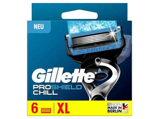 [90303297 1569130] Gillette Rasierklingen ProShield Chill 6 Stück