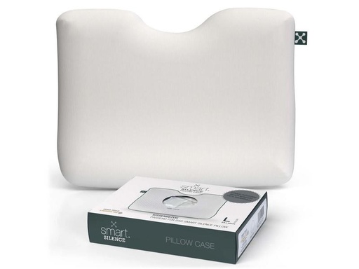 [90303318 1571617] Smartsleep Kopfkissenbezug Silence L 54 x 40 x 12 cm, Weiss