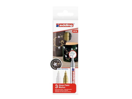 [90050231 966503] edding Lackmarker 750 CREA 3 Stück