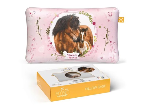 [90303540 1571624] Smartsleep Kinder Kopfkissenbezug Comfort Pferde 50 x 32 cm