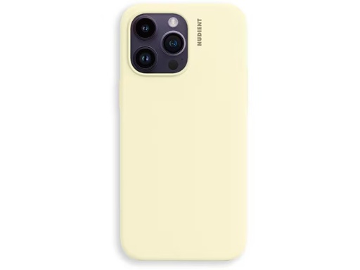 [90303876 1581553] Nudient Back Cover Base Case 14 Pro Max Pale Yellow