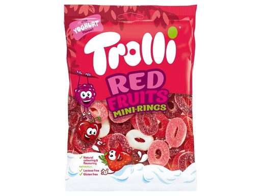 [90303925 1588386] Trolli Gummibonbons Miniringe Red Fruits 200 g