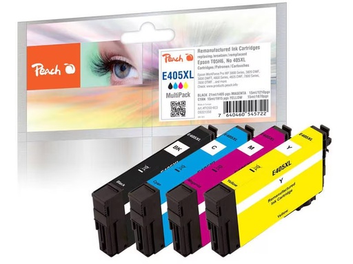 [90303990 1578197] Peach Tintenset Epson No. 405XL MultiPack BK/C/M/Y