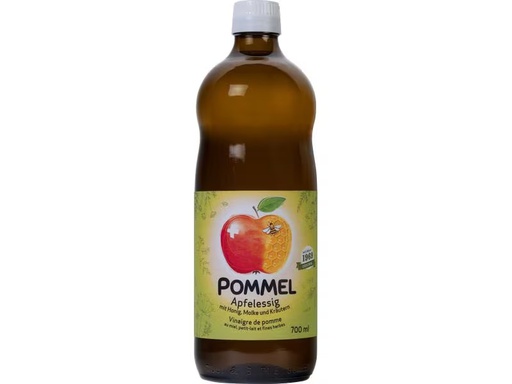[90304036 1587527] Pommel Apfelessig mit Honig, Molke und Kräutern 0.7 l