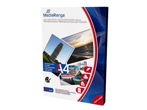 [90005012 424502] MediaRange Fotopapier A4 200 g/m² 50 Stück