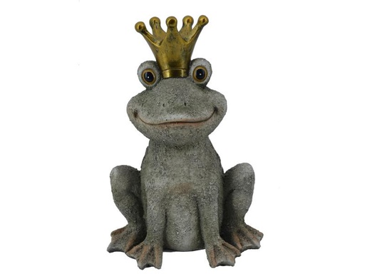 [90304599 1585853] Dameco Dekofigur Froschkönig sitzend