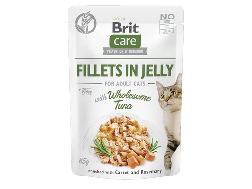 [90304612 1585509] Brit Nassfutter Care Fillets Gelée Thunfisch, 85 g