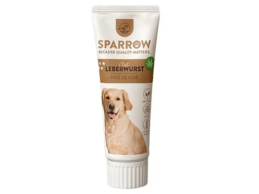 [90304765 1584226] Sparrow Snack Leberwurst mit CBD, 75 g