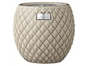 Lene Bjerre Blumentopf Rosabelle 18 x 18 cm, Beige