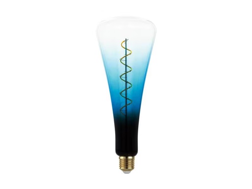 [90304893 1534612] EGLO Leuchten Lampe 4 W E27 Blau-Schwarz-Transparent