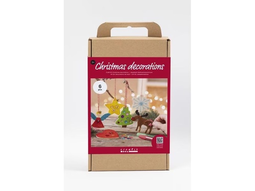 [90304898 1582316] Creativ Company Bastelset Weihnachtsanhänger zum Ausmalen