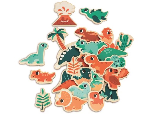 [90304903 1580809] Janod Magnete Dino 24 Stück