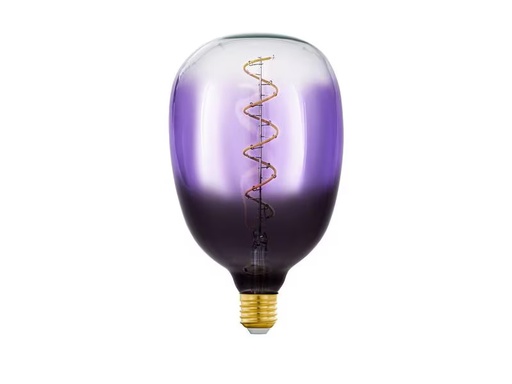 [90304997 1534605] EGLO Leuchten Lampe 4 W E27 Schwarz-Transparent-Violett
