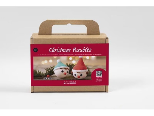 [90305040 1582311] Creativ Company Bastelset Weihnachtskugeln Wichtel
