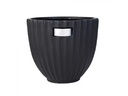 Lene Bjerre Blumentopf Rosalie 18 x 16 cm, Schwarz