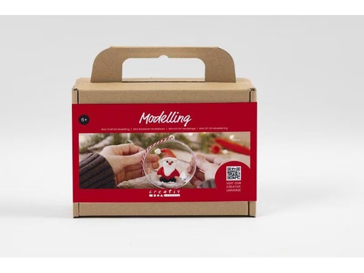 [90305107 1582346] Creativ Company Bastelset Modellieren Weihnachtskugeln, Nikolaus