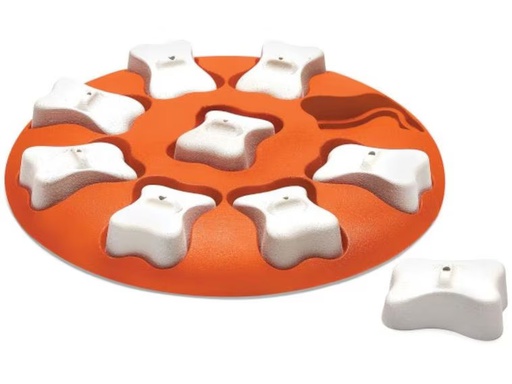 [90305163 1574893] Nina Ottosson Strategie-Spiel Smart, Ø 27 cm, Rot/Weiss