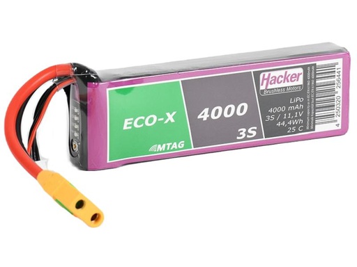 [90305217 1586712] Hacker RC-Akku LiPo 4000 mAh 11.1 V 25C MTAG