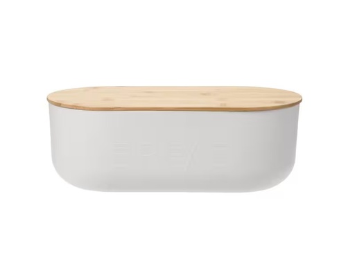[90305260 1570426] FURBER Brotkasten Bambus, Weiss