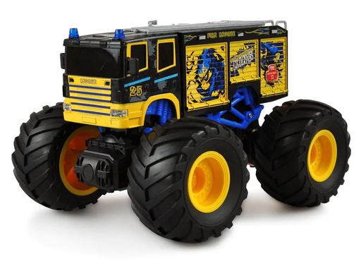 [90050494 1104996] Amewi Monster Truck Feuerwehr Gelb, 1:18, RTR