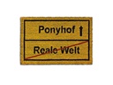 relaxdays Fussmatte Ponyhof 40 cm x 60 cm