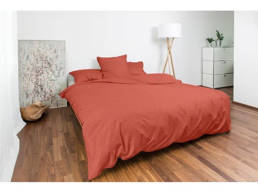 [90305480 1587659] Night Fashion Kopfkissenbezug Edi 65 x 100 cm, Rostbraun