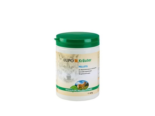[90305600 1587617] Luposan Hunde-Nahrungsergänzung Kräuter Pellets, 675 g