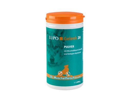 [90305699 1587625] Luposan Hunde-Nahrungsergänzung Gelenk 20 Pulver, 1000 g