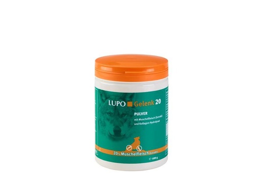 [90305758 1587624] Luposan Hunde-Nahrungsergänzung Gelenk 20 Pulver, 600 g