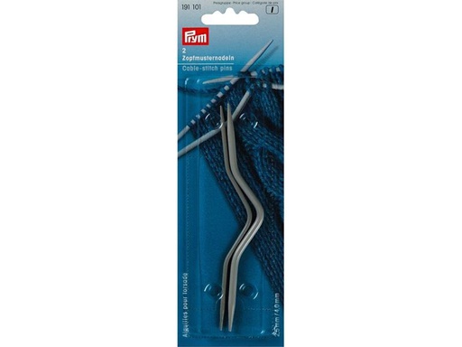 [90305920 1576089] Prym Zopfmusternadel Grau, 2.50 + 4.00 mm