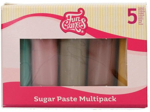 [90305965 1593223] Funcakes Rollfondant FunCakes Erd Töne 5 Rollen
