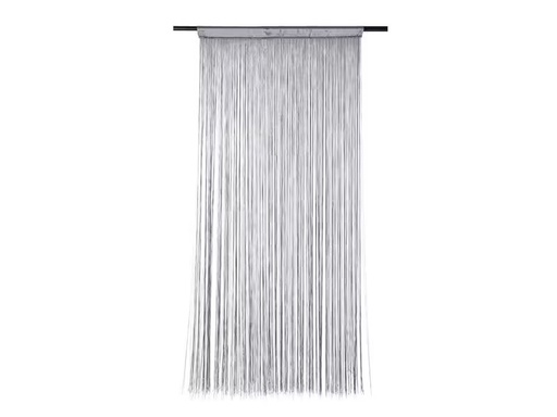 [90306035 1541297] COCON Fadenvorhang 90 cm x 200 cm, Grau