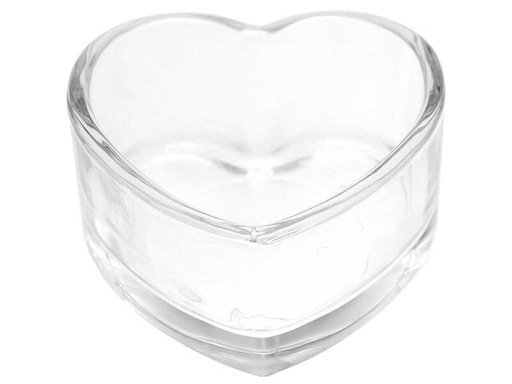 [90306086 1579195] Rico Design Glasgefäss  Herz 7.7 x 7.7 x 3.8 cm