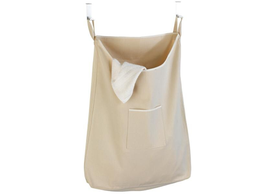 [90050574 745207] Wenko Wäschesammler Canguro  65 l, Beige/Silber