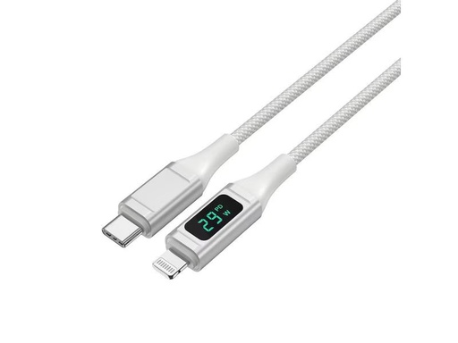 [90306122 1298049] 4smarts USB 2.0-Kabel DigitCord bis 30W USB C - Lightning 1.5 m