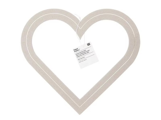 [90306172 1579197] Rico Design Papp-Figur Herz 27.5 x 24.5 cm