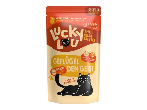 [90306219 1586541] Lucky Lou Nassfutter Lifestage Adult Geflügel, 125 g