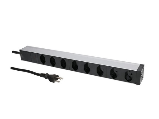 [90306360 1566264] Max Hauri 19 PDU 8x T13, 1HE, Schwarz