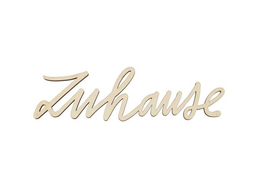 [90306369 1579220] Rico Design Holzartikel Zuhause 27 x 9 cm, magnetisch
