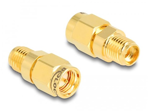 [90306419 1595245] Delock Antennenadapter C6801, SMA Stecker (m) - SMA Buchse (f)