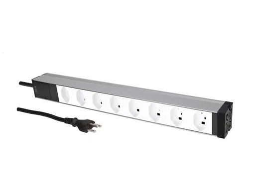 [90306459 1566261] Max Hauri 19 PDU 8x T23, 1HE, Weiss