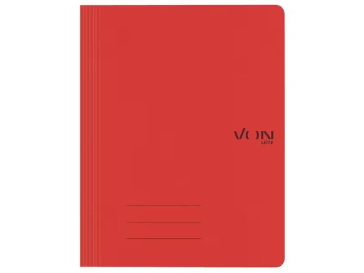 [90307047 1597721] VON Schnellhefter mit Heftmechanik, A4, Rot, 10 Stück