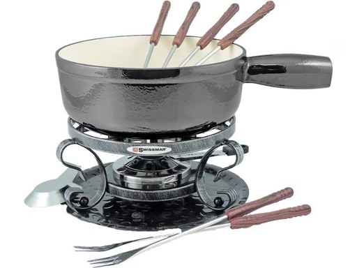[90307105 1597577] Swissmar Fondue-Set All-in-One 9 Teile, Grau