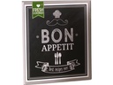 Goldbuch Notizbuch für Rezepte Bon Appetit 21 x 22 cm