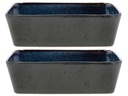 Bitz Schale Gastro 28 cm x 21 cm, 2 Stück, Dunkelblau/Schwarz
