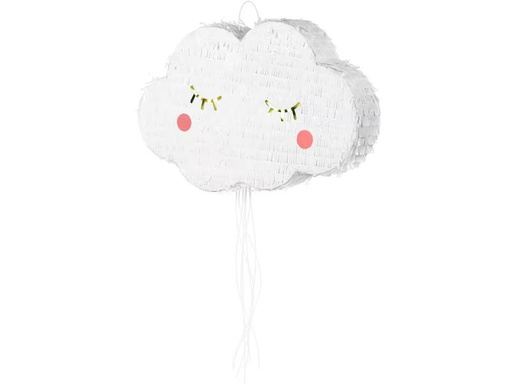 [90307348 1330530] Partydeco Pinata Wolke, 50 x 32 x 9 cm, Weiss, 1 Stück